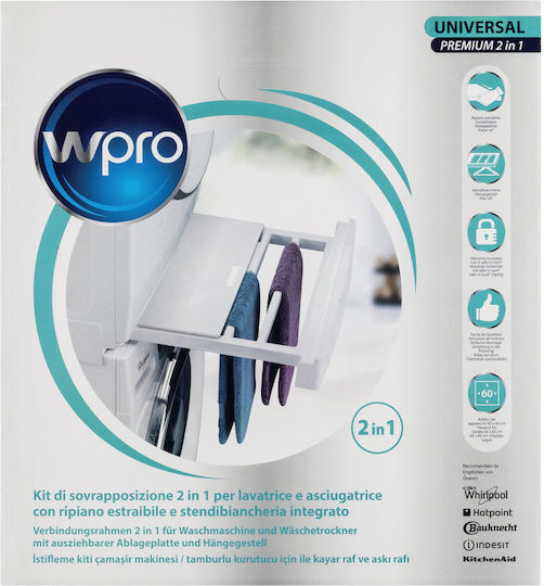 Wpro 334169 Basis Für Waschmaschine/Trockner aus Metall 1Stück