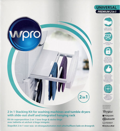 Wpro 334169 Basis Für Waschmaschine/Trockner aus Metall 1Stück
