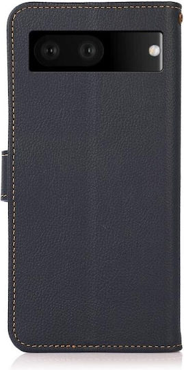Brieftasche Leder Blau (Google Pixel 7Realme 7 5G)