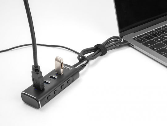 DeLock USB Hub 4 Ports USB 3.0 with USB-C Connection
