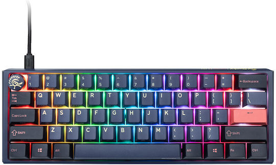 Ducky One 3 Mini Gaming Mechanical Keyboard 60% with Cherry MX Brown switches and RGB lighting (English US) Cosmic