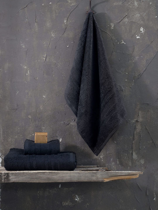 Rythmos Badehandtuch Laura 70x140cm. 06 Denim Gewicht 500gr/m²