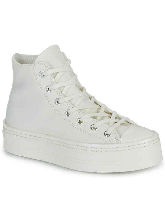 Converse Chuck Taylor All Star Modern Lift Platform Маратонки Бял