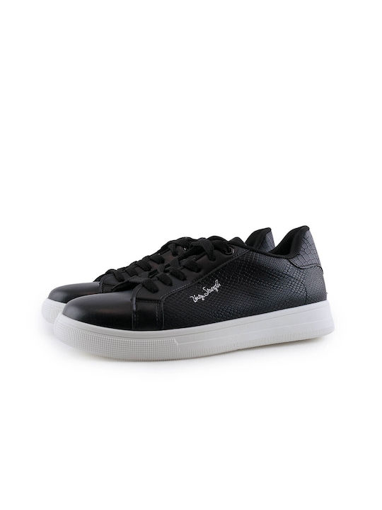 Love4shoes Femei Sneakers Negre