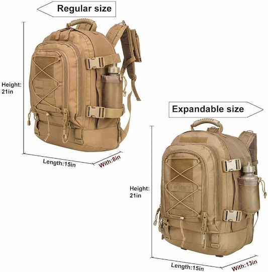 Type Molle SLA Military Backpack Backpack Brown 64lt