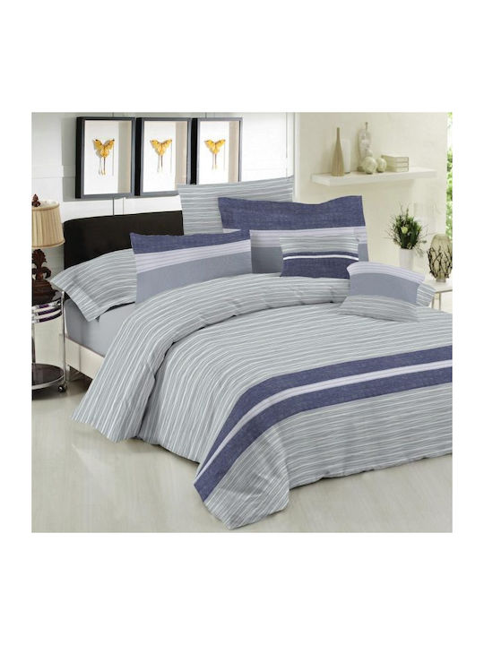 Le Blanc Brooklyn Σετ Σεντόνια Μονά 170x270εκ. Ice (3τμχ)