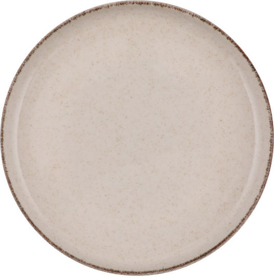 Geschirrset aus Porzellan Beige 16Stück