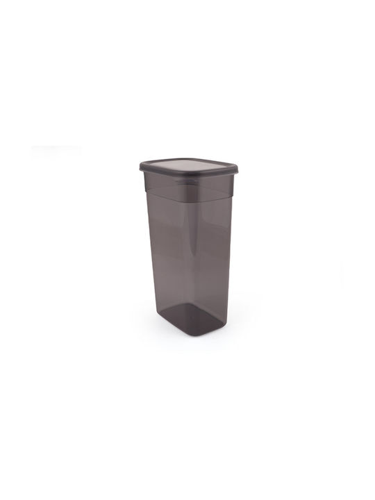 Plastic General Use Vase with Lid Gray 3200ml 12pcs