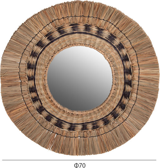 HomeMarkt Mendong Grass Μαύρος Διαμέτρου 70cm HomeMarkt Mendong Grass Μαύρος Διαμέτρου 70cm