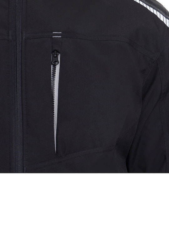 Stenso Revolt Work Jacket Softshell Cold with Hood Black
