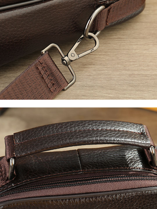 Leather Men's Bag Shoulder / Crossbody Black