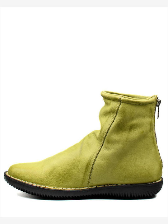 Chacal Women's Leather Boots Green