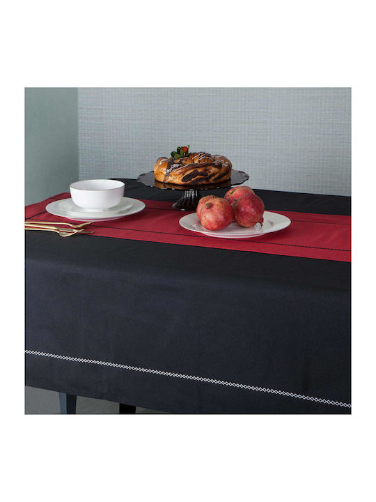 Aslanis Home Christmas Tablecloth Runner Red 1pcs