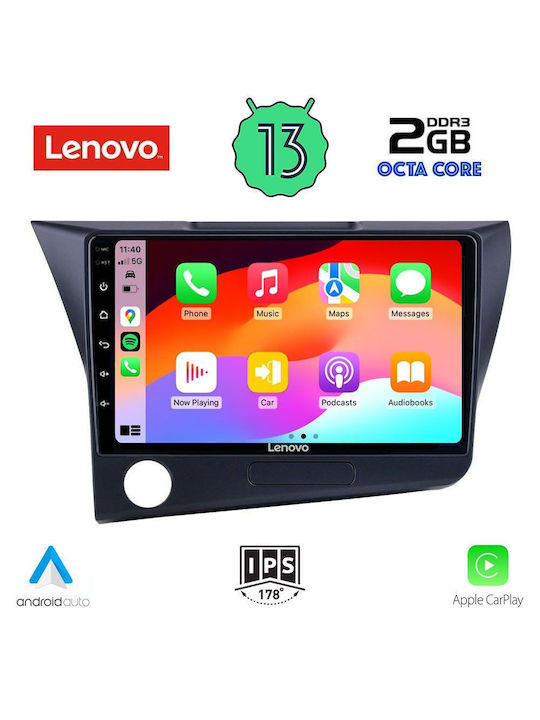 Lenovo Car Audio System for Honda CR-Z 2010-2016 (Bluetooth/USB/WiFi/GPS/Apple-Carplay/Android-Auto) with Touch Screen 9"