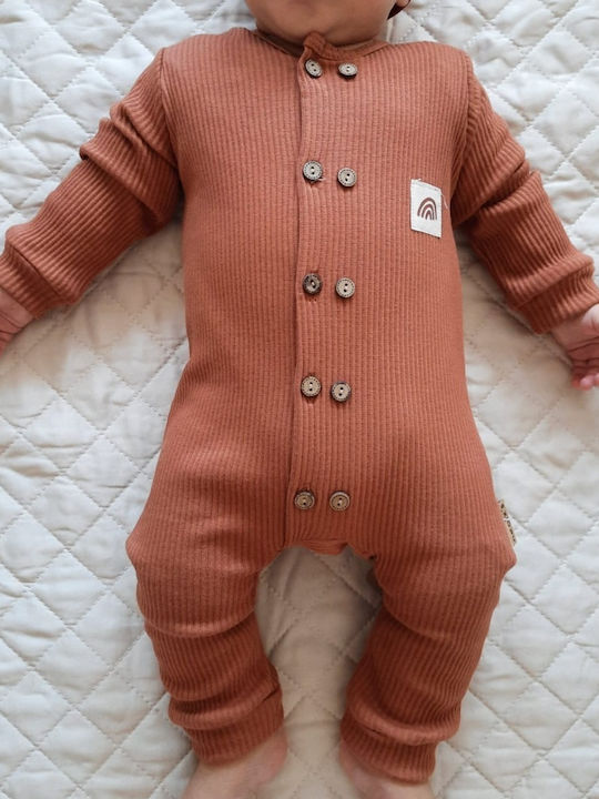 Minimus Baby Bodysuit Set Brown