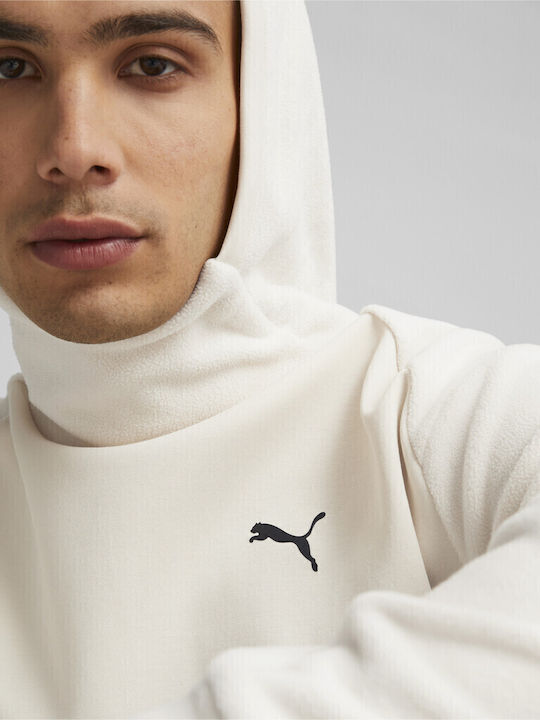 PUMA Sweatshirts & Hoodies Für Damen Beige Mit Kapuze