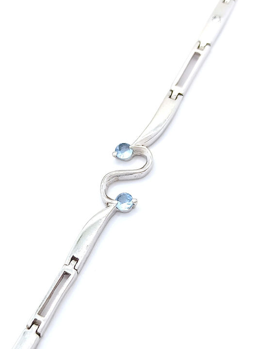 PS Silver Bracelet Riviera made of Silver with Zircon