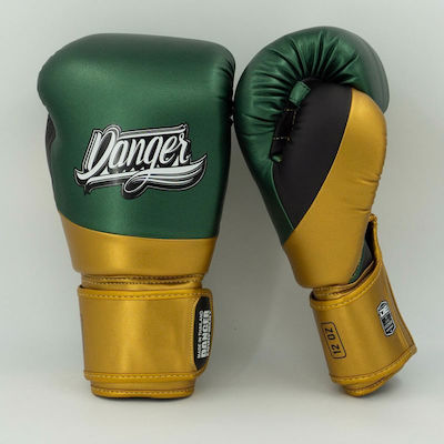 Danger Boxing Competition Gloves Green