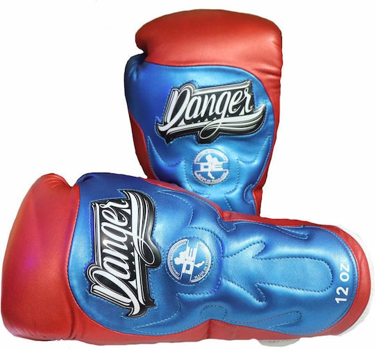 Danger Equipment Boxing Gloves for Match Blue