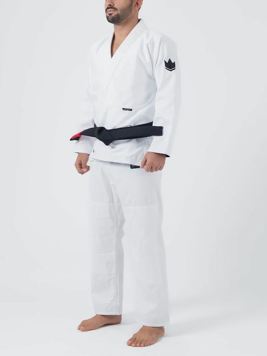 Kingz Kore Ανδρικό Παντελόνι Brazilian Jiu Jitsu Λευκό