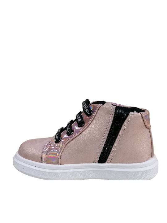 Laura Biagiotti Kids Boots with Zipper Pink