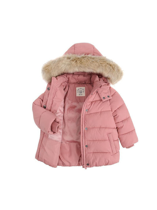 Cool Club Quilted Coat Pink