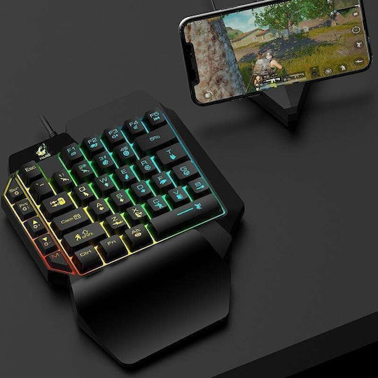 Yelandar Jx-k8 Gaming KeyPad με RGB φωτισμό (Αγγλικό US)
