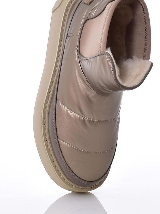 Ghete dama Chelsea Culoare Full Face Maro