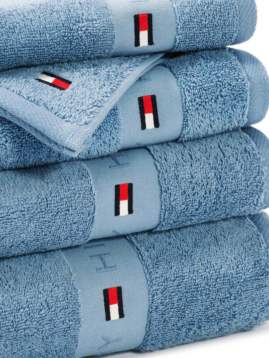 Tommy Hilfiger Hand Towel Legend 40x60cm Turquoise Weight 540gr/m²
