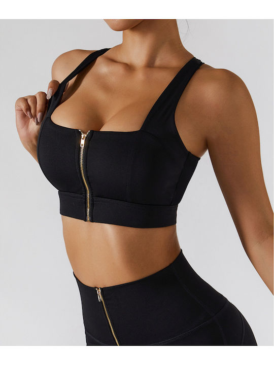 Pilar Women's Athletic Sports Bra Black