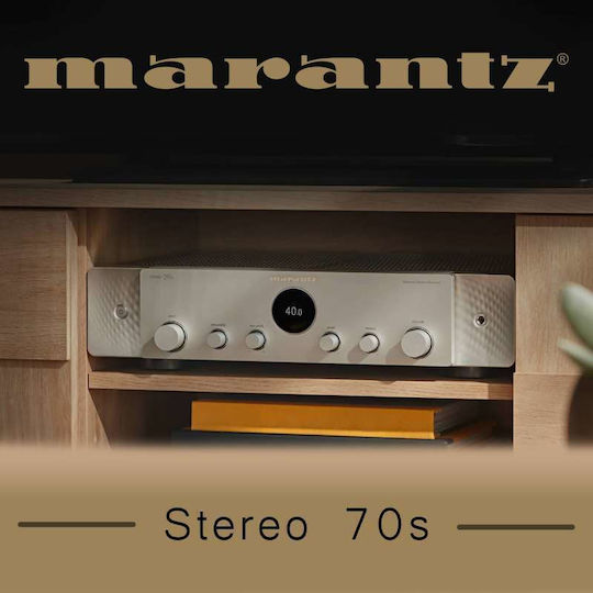 Marantz Stereo 70s Home Cinema Receiver 4K/8K 75W/8Ω 150W/6Ω with HDR Silver