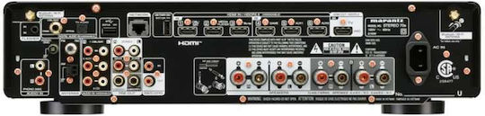 Marantz Stereo 70s Radio Amplifier Home Cinema 4K/8K 4 Channels 75W/8Ω 150W/6Ω with HDR Black
