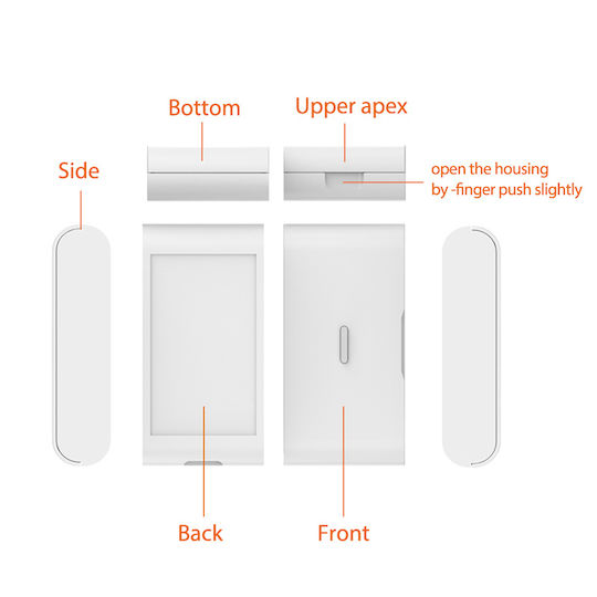 Glass Break Sensor in White Color