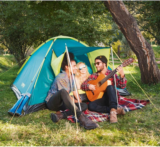 Zanna Toys Summer Camping Igloo Tent Green for 3 People 210x210x120cm