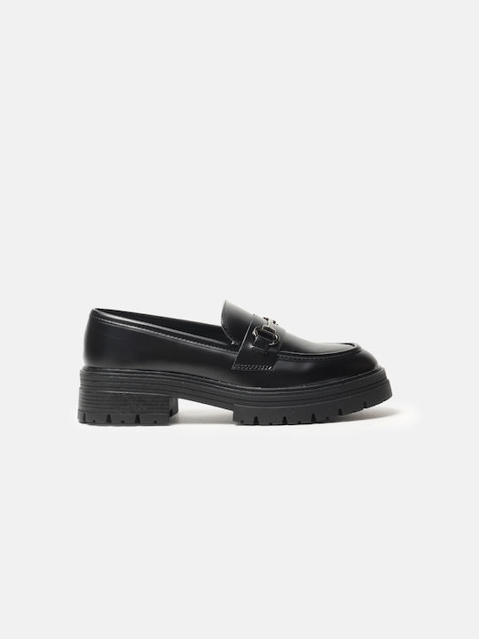 InShoes Damen Loafers in Schwarz Farbe