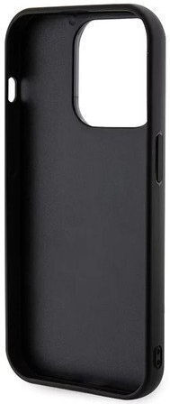 Karl Lagerfeld 3d Logo Glitter Back Cover Plastic Black (iPhone 15 Pro Max)