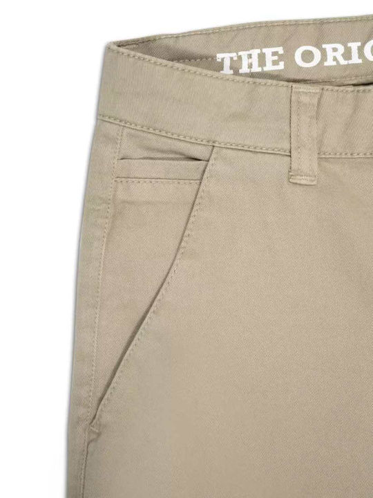 Trousers Chino in Loose Fit Beige