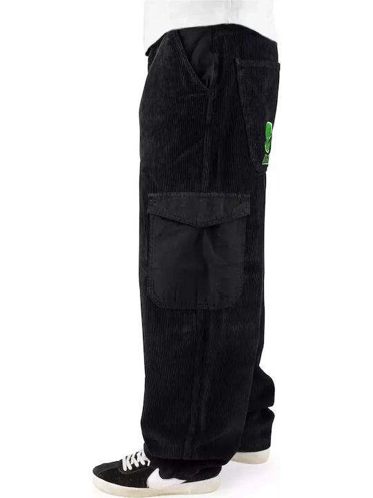 Παντελόνι Cargo σε Baggy Γραμμή Μαύρο