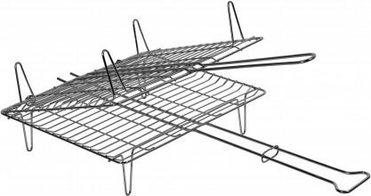 Govas Double Inox Grill Rack with Legs