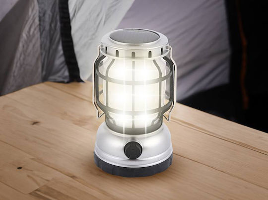 LTC Audio Φανάρι Led Ηλιακό για Camping με Φακό & Powerbank 800lm 8W Λευκό
