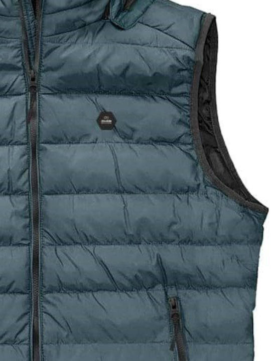 Double Men's Sleeveless Puffer Jacket Green