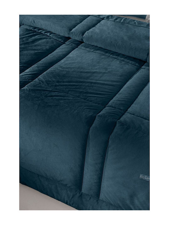 Guy Laroche Quilt Semi-Double 180x280cm Crystal Saphire