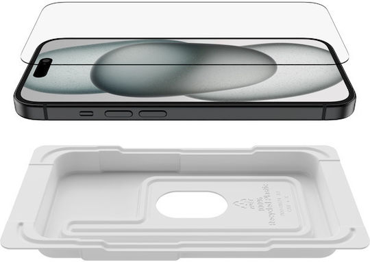 Belkin Screenforce UltraGlass Tempered Glass (iPhone 15 Pro)
