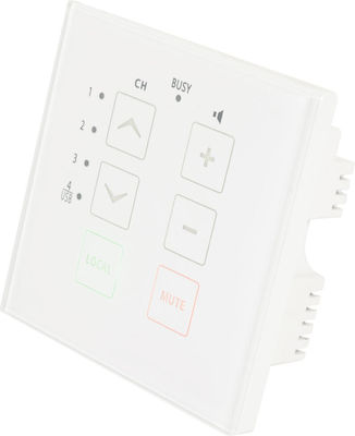 Recessed Electrical Special Uses Wall Switch with Frame Basic White