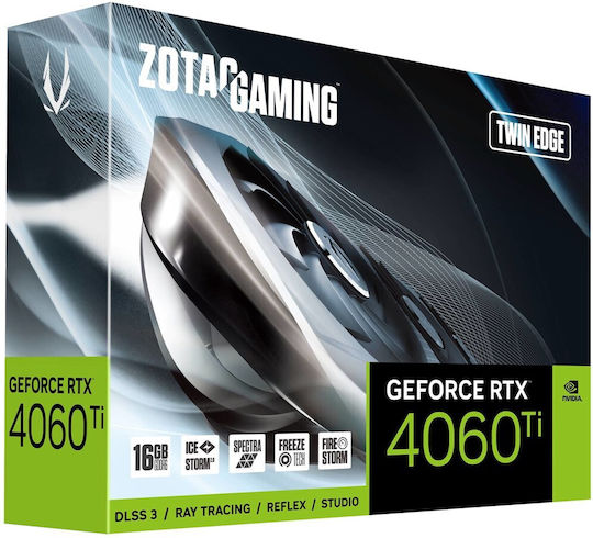 Zotac GeForce RTX 4060 Ti 16GB GDDR6 margine dublă Placă Grafică