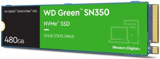 Western Digital Green SN350 SSD 480ГБ M.2 NVMe PCI Express 4.0 WDS480G2G0C