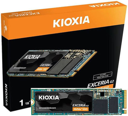 Kioxia Exceria G2 SSD 1TB τύπου M.2 με σύνδεση PCI Express 3.0 LRC20Z001TG8