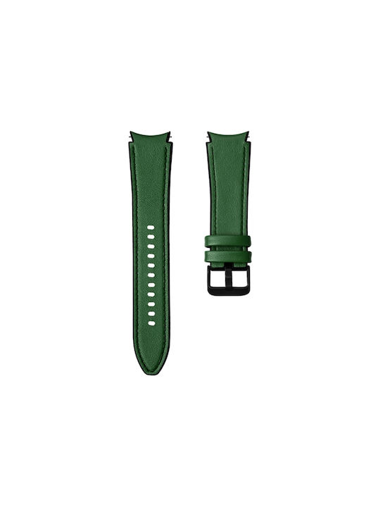 Armband Silikon Grün (Galaxy Watch4/5/6/7/FE/4 Classic/6 Classic/5 Pro)