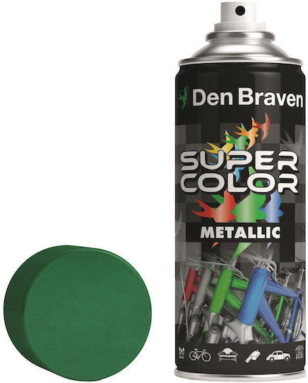Bostik Den Braven Σπρέι Βαφής Super Color Metallic με Γυαλιστερό Εφέ Κόκκινο 400ml 6τμχ