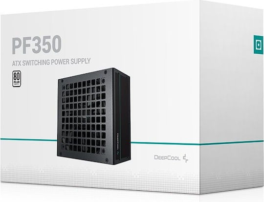 Deepcool PF350 350W Μαύρο Τροφοδοτικό Υπολογιστή Full Wired 80 Plus Standard